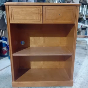 mueble de televisión para lacar en blanco mate